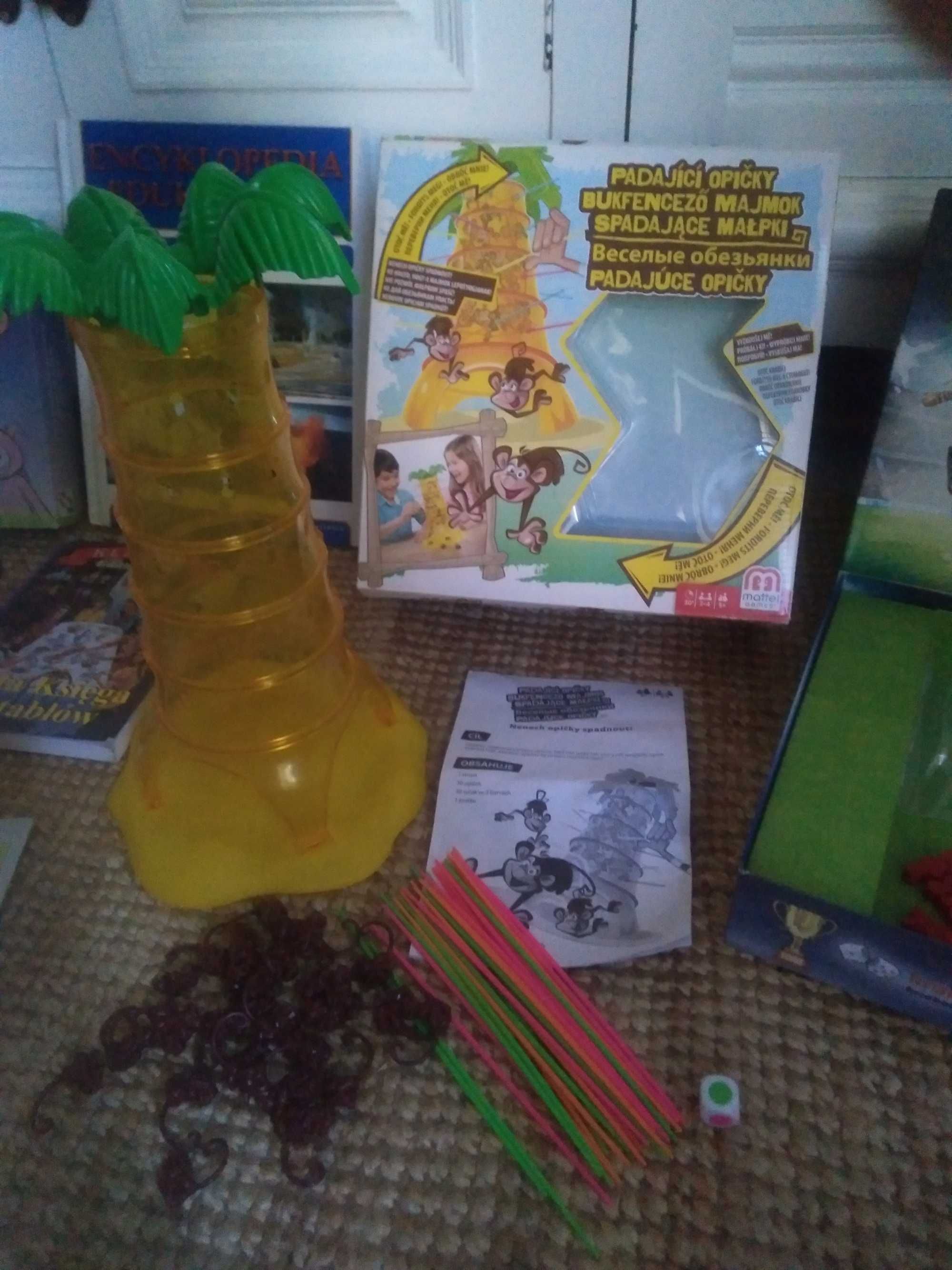 Zestaw gier książek dla chłopca zabawki edukacyjne małpki piłka nożna