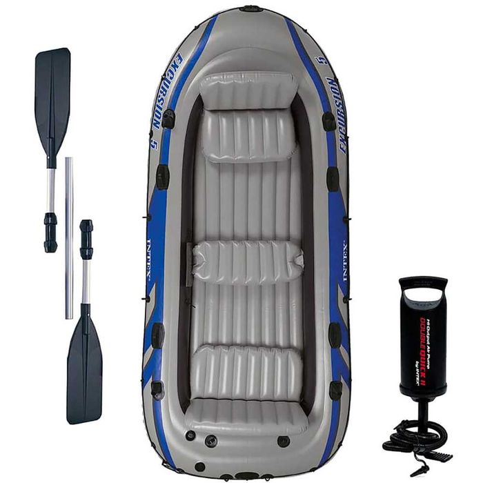 Лодка надувная INTEX EXCURSION 5 с тентом.