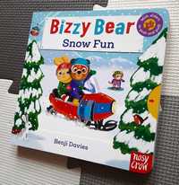 NOWA Bizzy Bear Snow Fun miś pracuś książeczka po angielsku