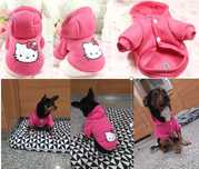 Camisola Hello Kitty de Inverno para gato / cão de porte pequeno