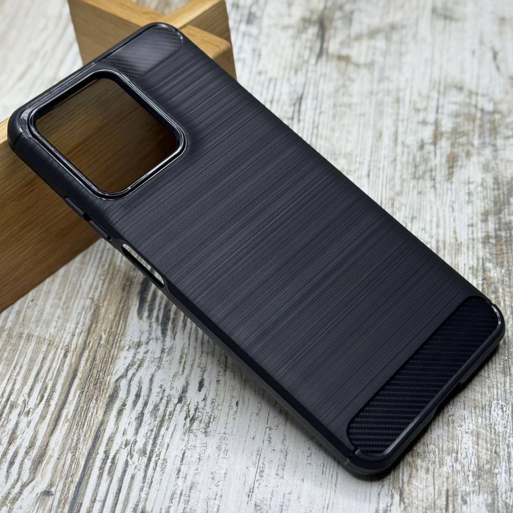 Чехол ударостойкий Carbon TPU на Motorola G15/ G15 Power/ G05
