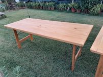 Mesa madeira - pernas de dobrar
