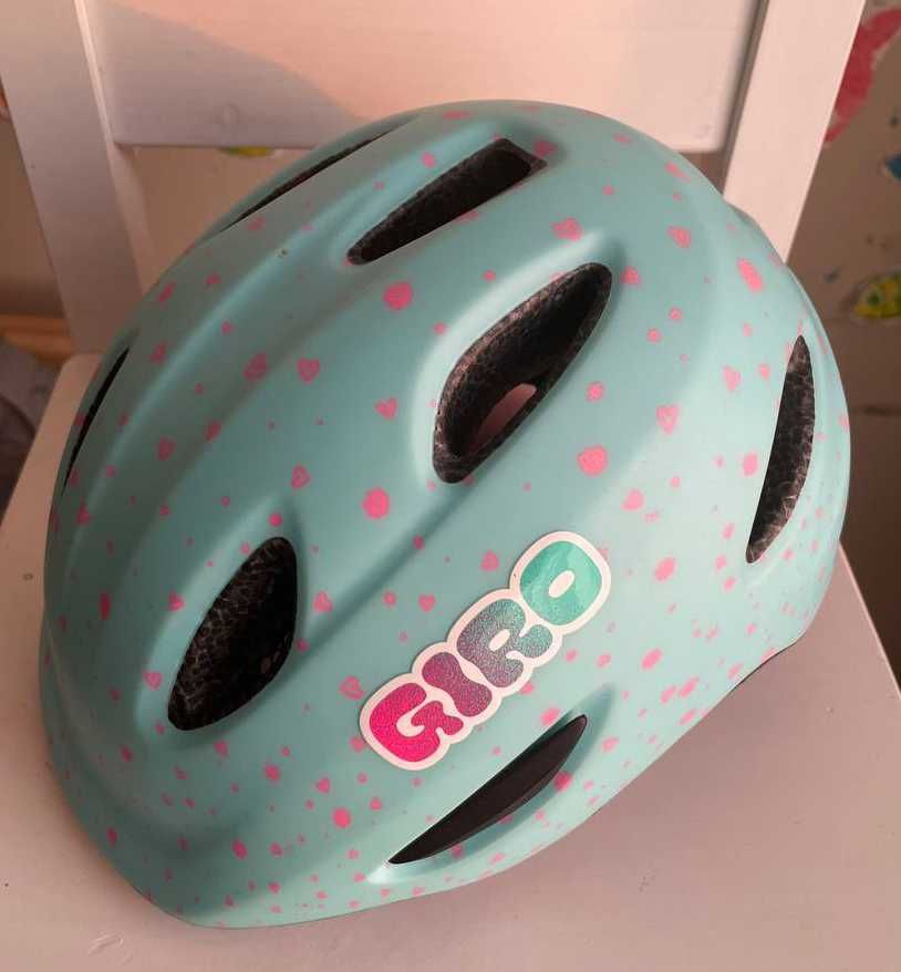 Capacete Infantil Giro Scamp XS com MIPS – Matte Screaming Teal