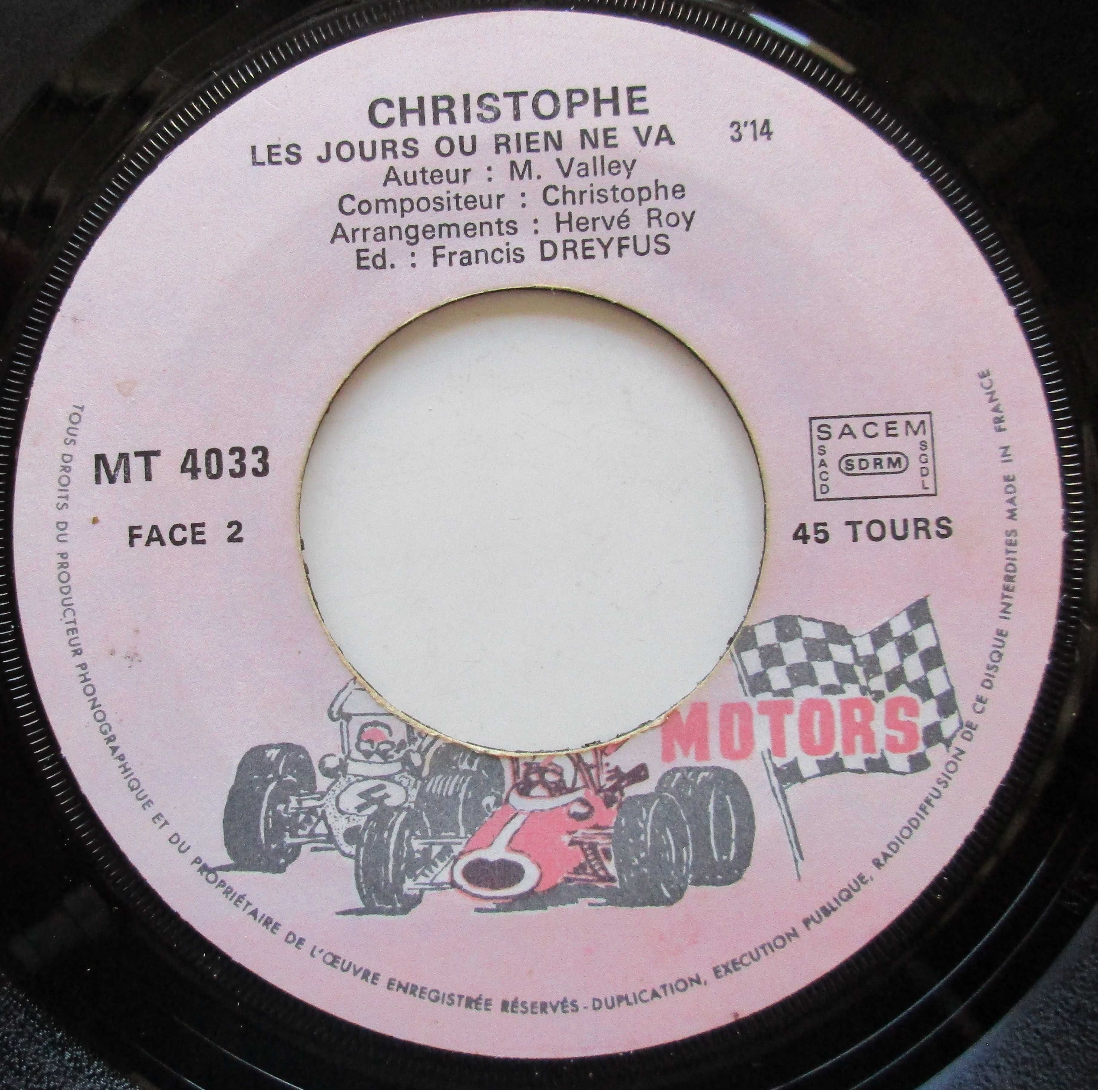 Christophe - - - - - La Vie C'est Une Histoire dAmour - - - - - Single