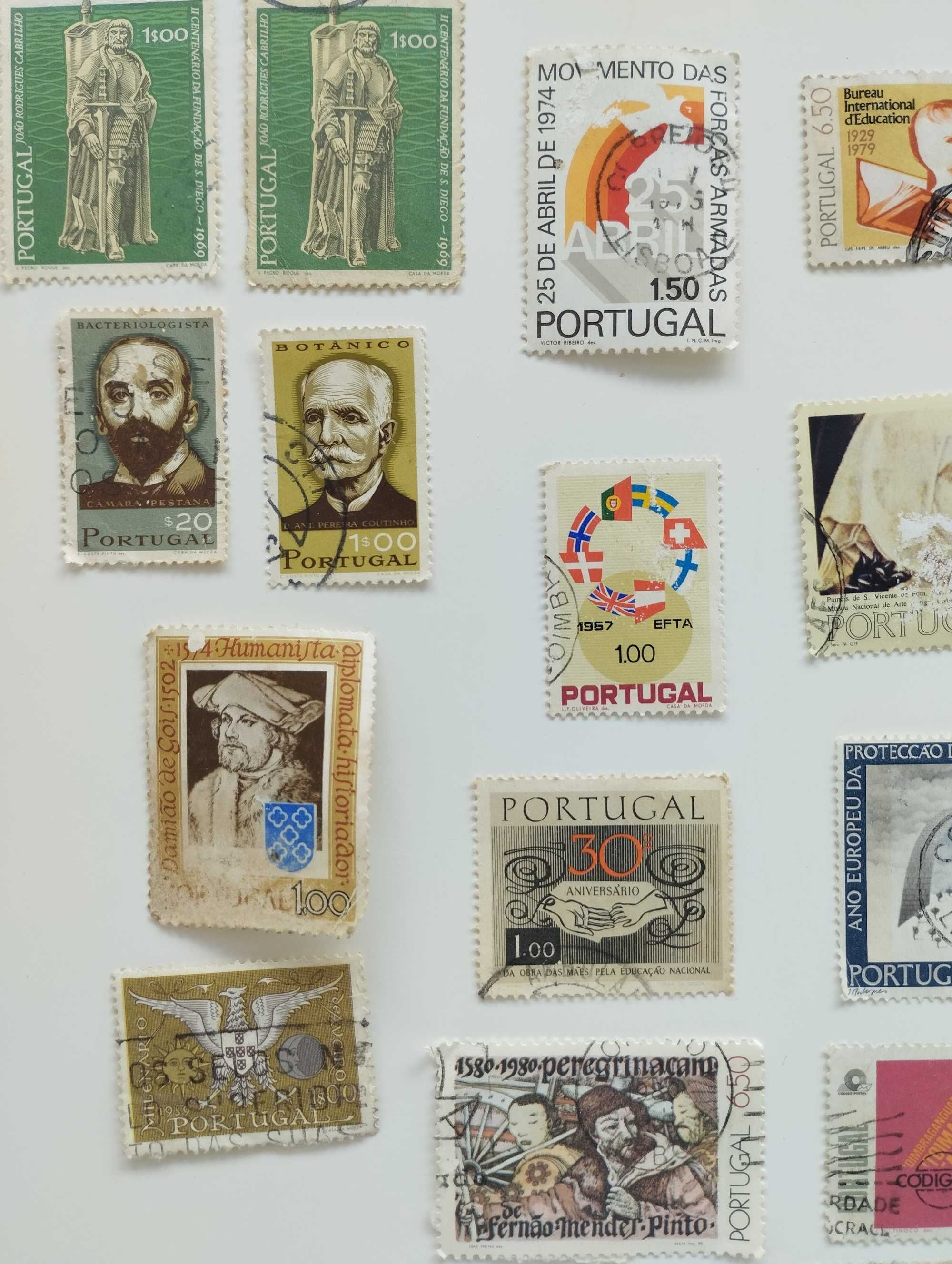 Lote de selos coleção