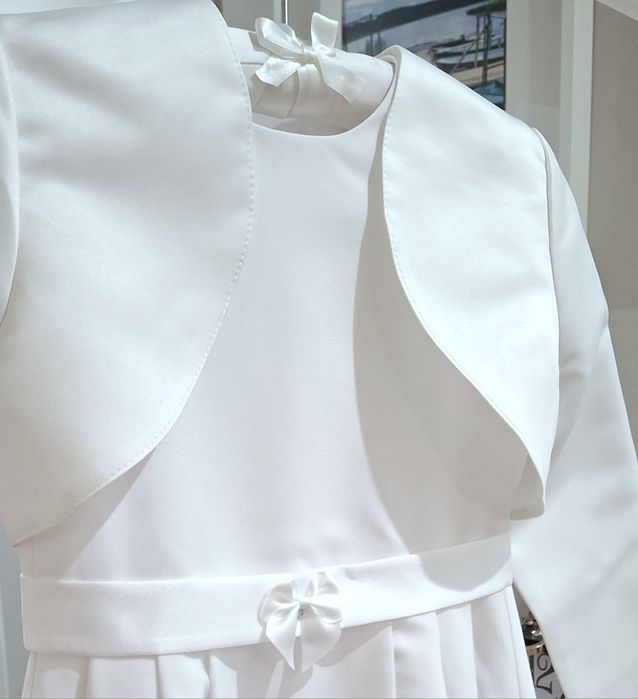 *Emmi Mariage* cudna sukienka alba komunijna bolerko torebka halka 134