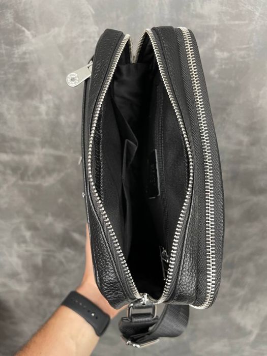 Чоловіча шкіряна сумка Armani  |мужская кожаная сумка,барсетка