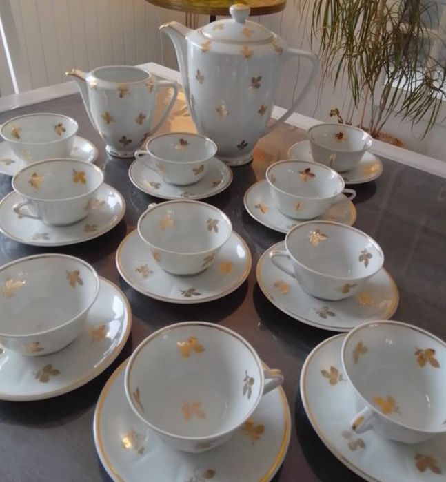 Conjunto chá ou café porcelana limoge