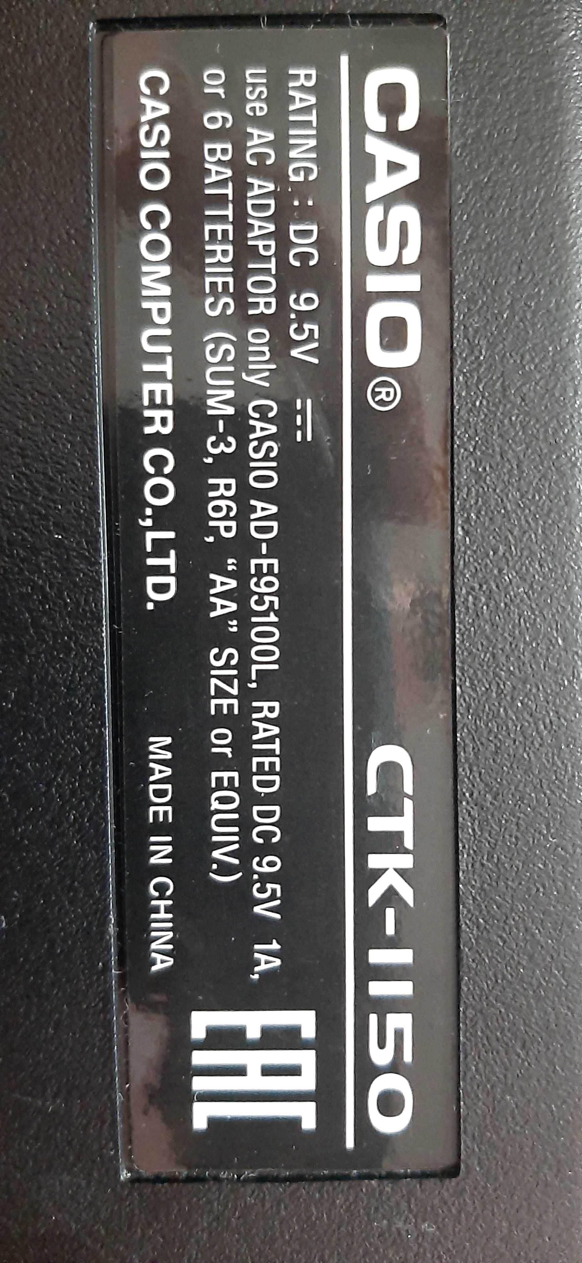 Синтезатор CASIO CTK - 1150. Цифрове піаніно, клавіши