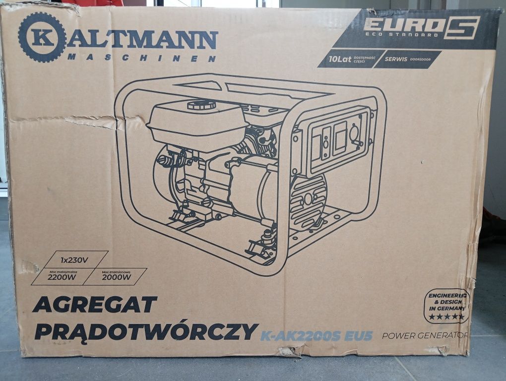 Agregat pradotworczy Generator Kaltmann 2.2kw K-AK2200S EU5