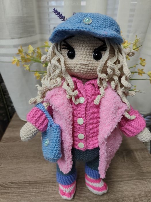 Кукла Марго вязаная крючком