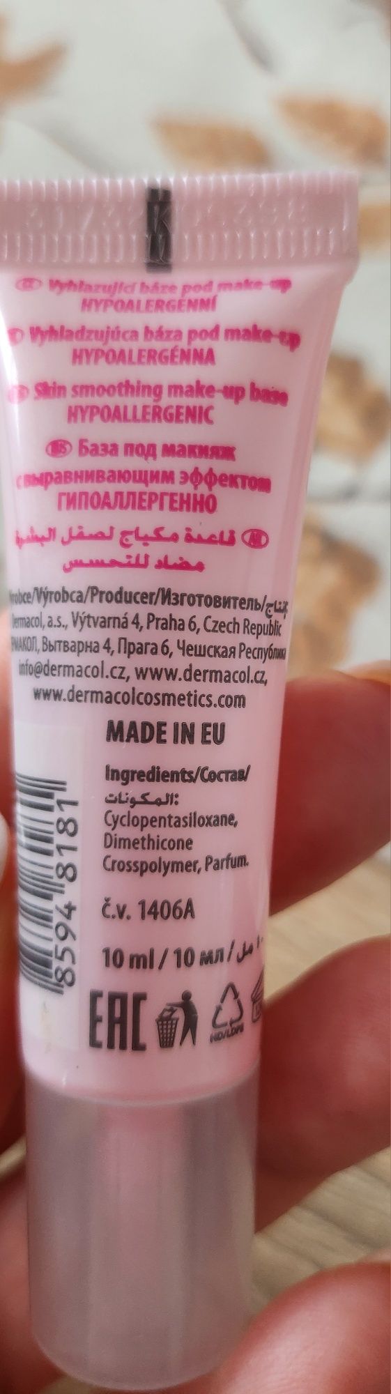 Baza do twarzy Dermacol satin Make Up base 10 ml