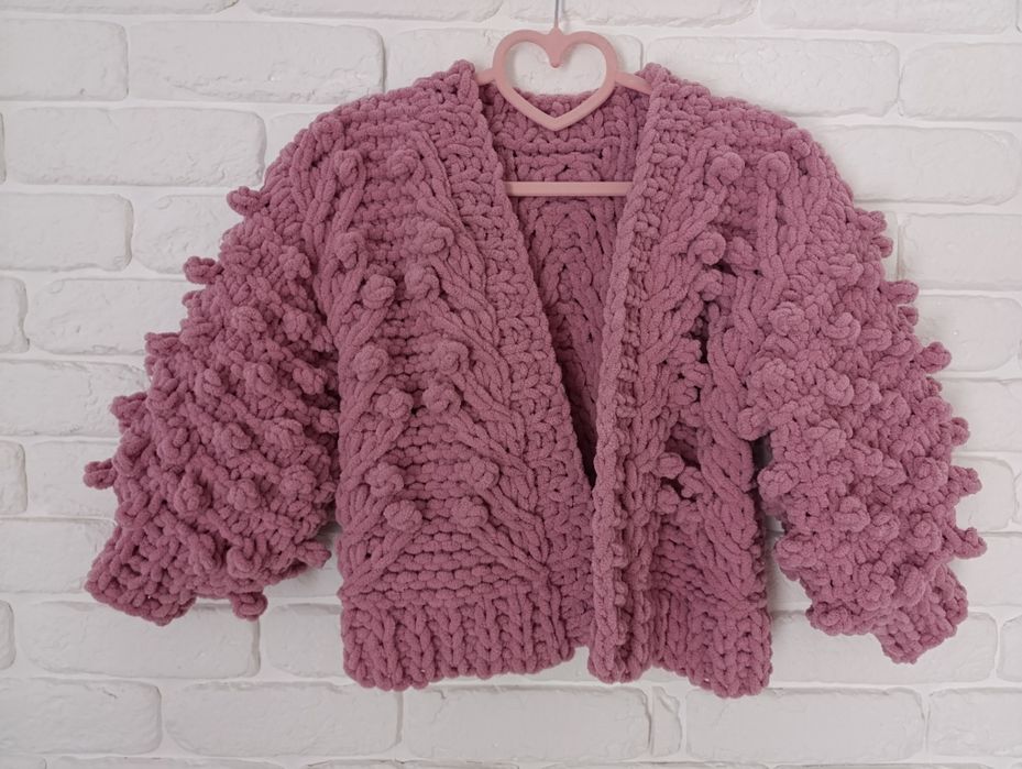 Дитячий плюшевий кардиган