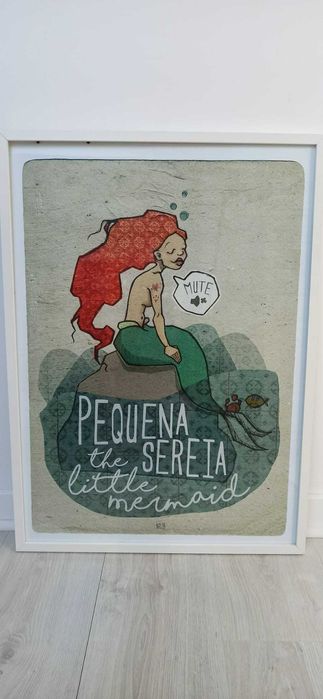 Quadro/Poster - Pequena Sereia (50x70)