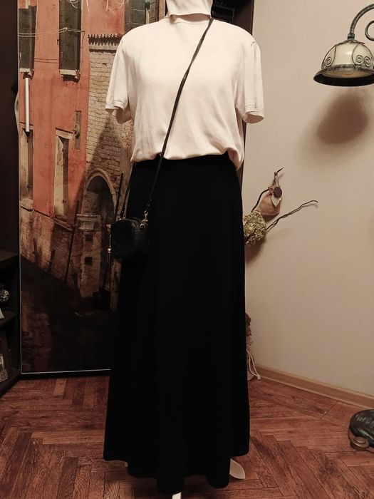 Спідниця вовна 50%  максі тепла вовняна довга