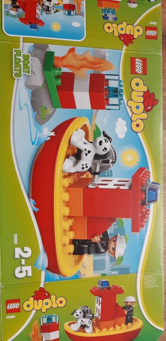 Lego duplo 10591 łódka strażak wiek 2-5