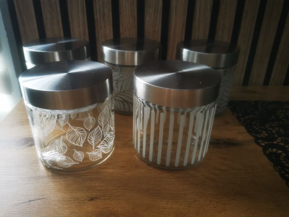 5x szklany słoik 850ml
