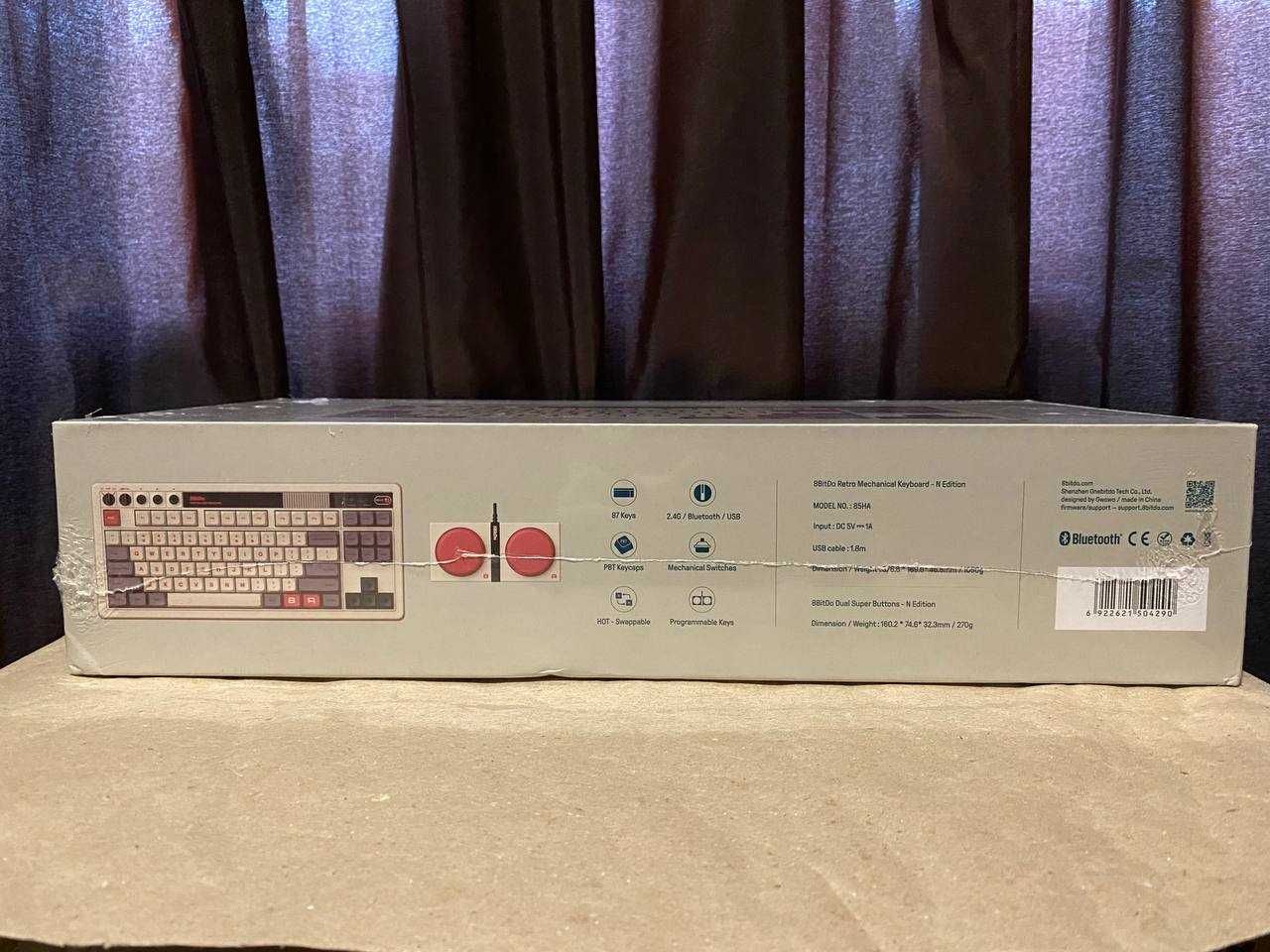 Механічна клавіатура 8Bitdo Retro N Edition, 87 клавіш, Eng, нова.