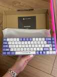 Механічна клавіатура Ajazz Ak680 Purple червоні свічі з Hot-Swap