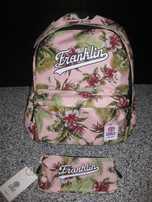 Mochila + estojo Franklin Marshall novos