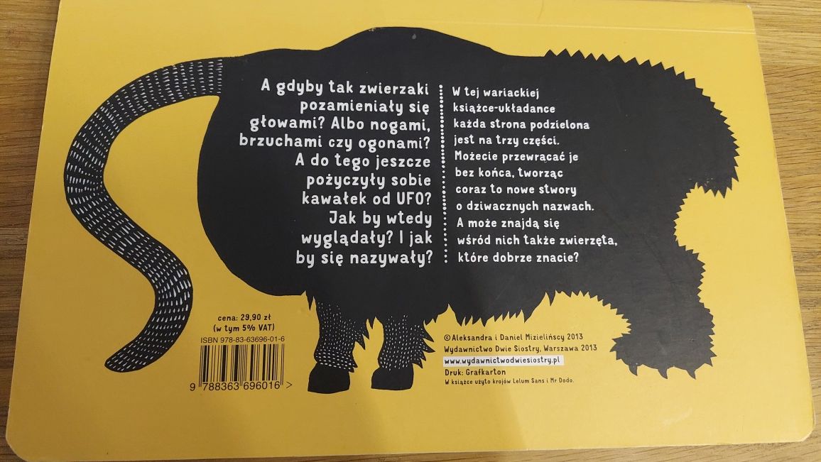 Książeczka "Pora na potwora" A. i D. Mizielinscy