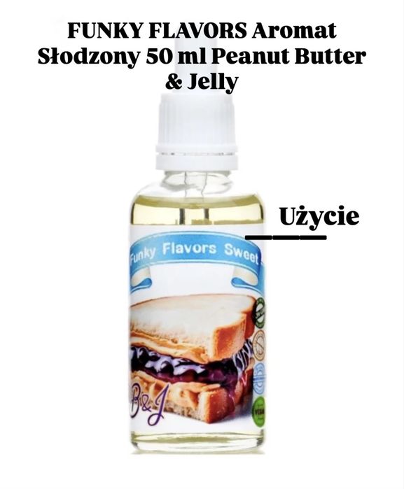 Aromat spożywczy bez cukru Funky Flavors Sweet PB & J
