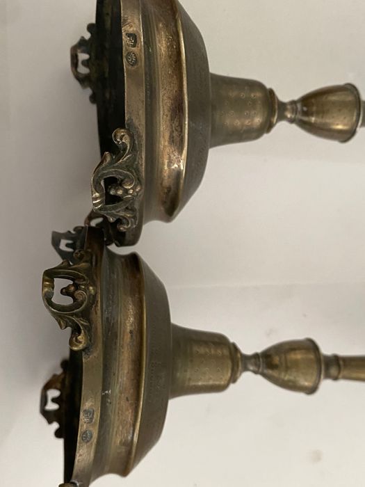 Lote de Pratarias Antigas – Sheffield, Prata 925 e Castiçais