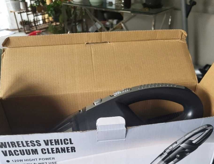 Mocny 5w1 Odkurzacz ręczny Bezprzewodowy 120W Auto Dom+GRATIS Końcówki
