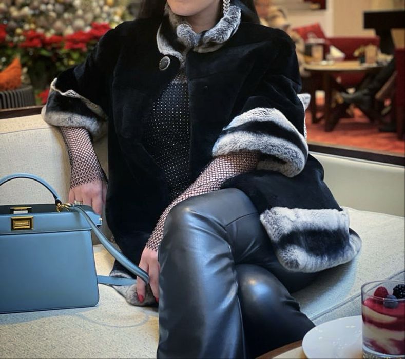 Шуба рекс шиншилла