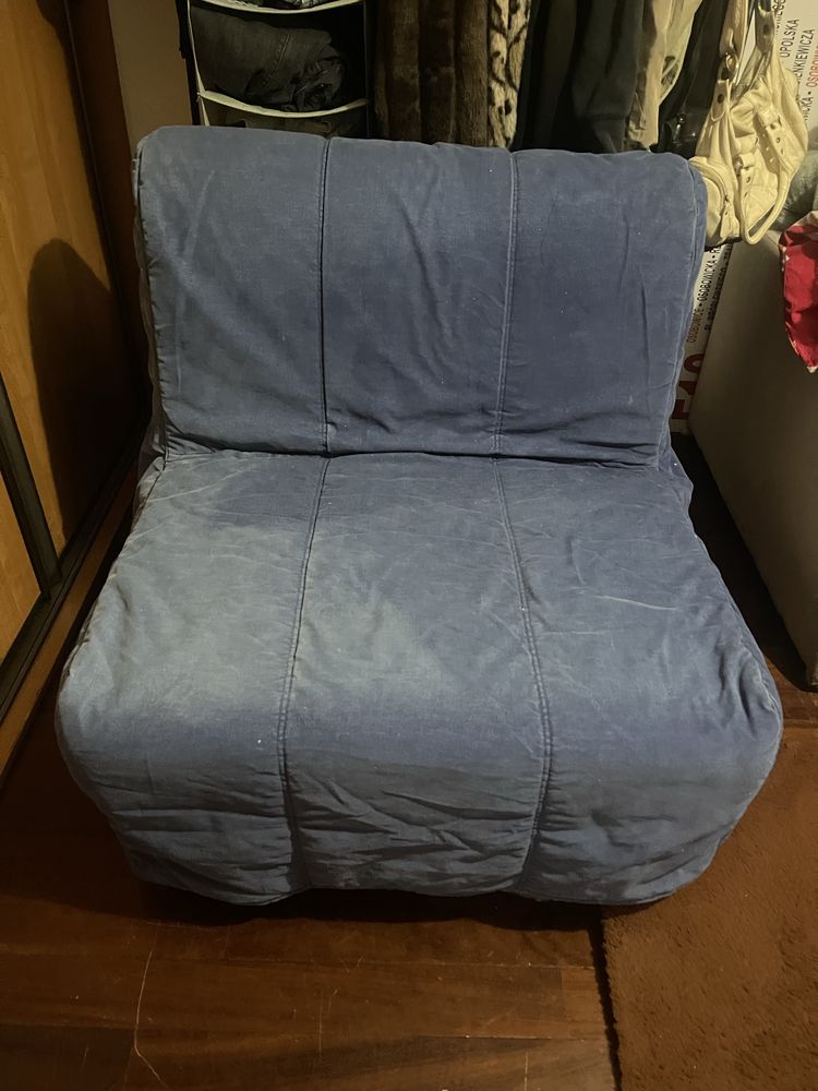 Fotel rozkladany ikea lycksele, łóżko jednosobowe rozkladane