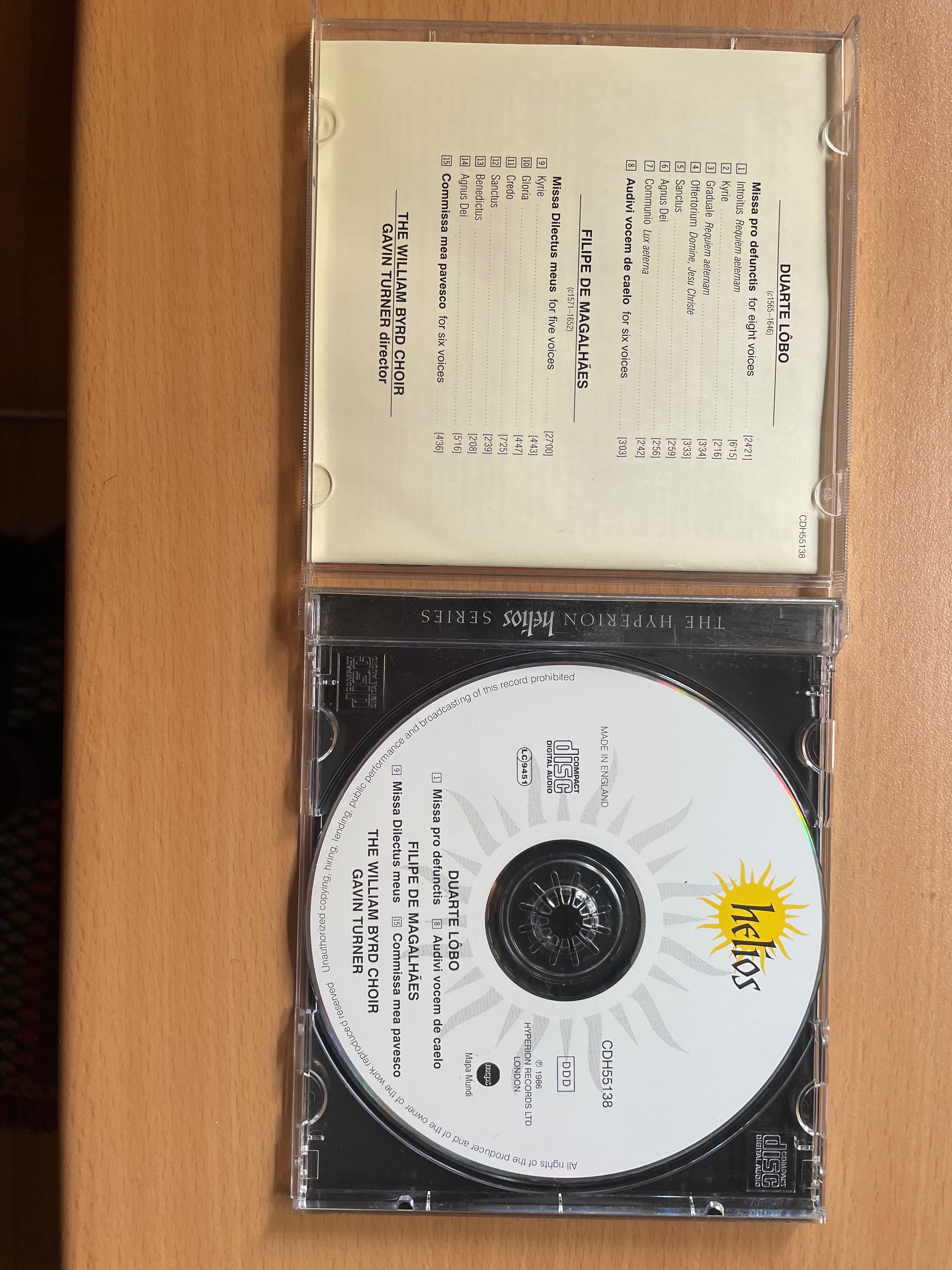 CD Mastetpieces of Portuguese Polyphony (William Bird Choir)