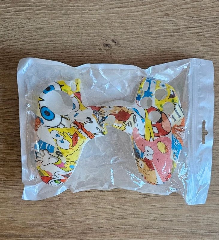 Silikonowy pokrowiec etui na kontroler Playstation 4 PS4 SpongeBob