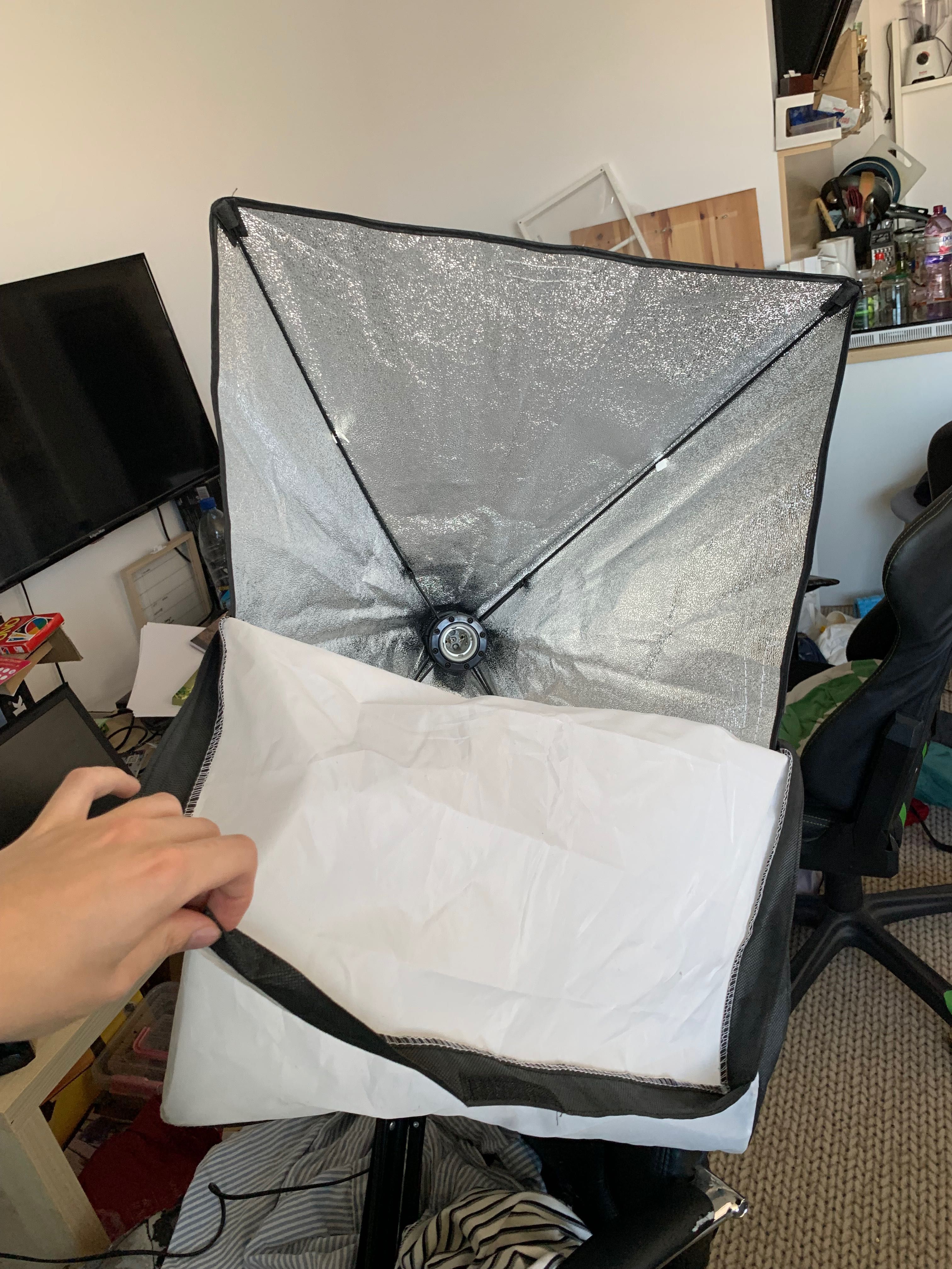Softbox photo studio 50X70cm Na 2 żarówki regulowany stojak
