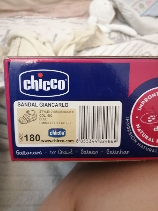 Sandálias bebe chico