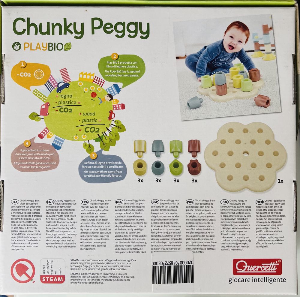 Chunky Peggy - edukacyjna gra konstrukcyjna