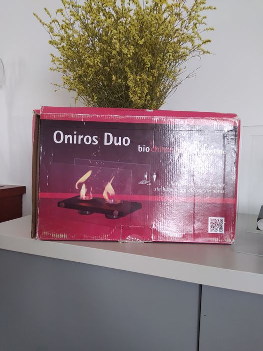Lareira decorativa de interior