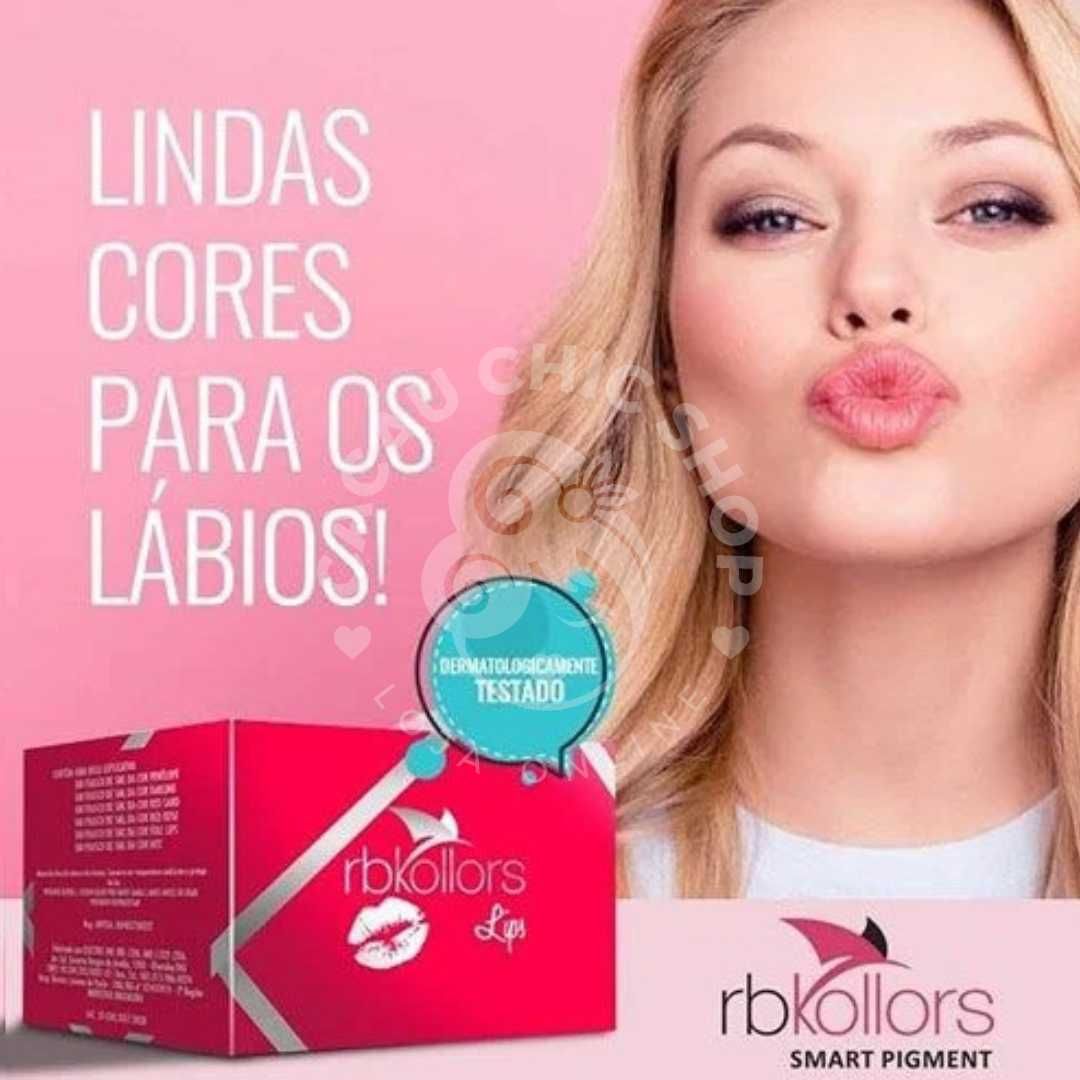 Kit Lips RBKollors - 6 Pigmentos de 5ml - Micropigmentação