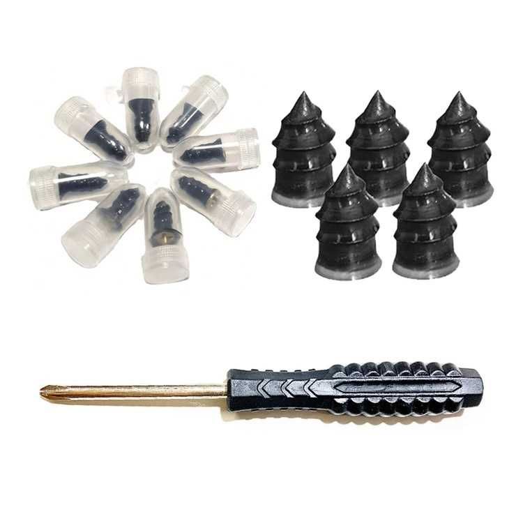Conjunto 30 buchas anti-furo borracha reparação pneus