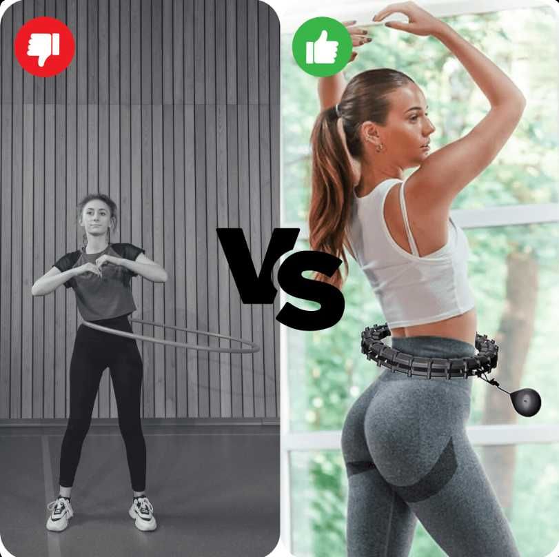 HULA HOP z obciążeniem i  WYPUSTKAMI