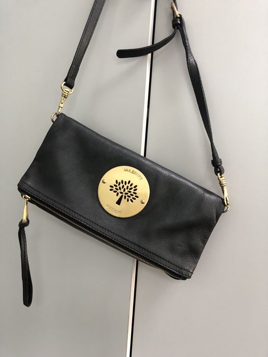 Сумка з номером шкіряна Mulberry