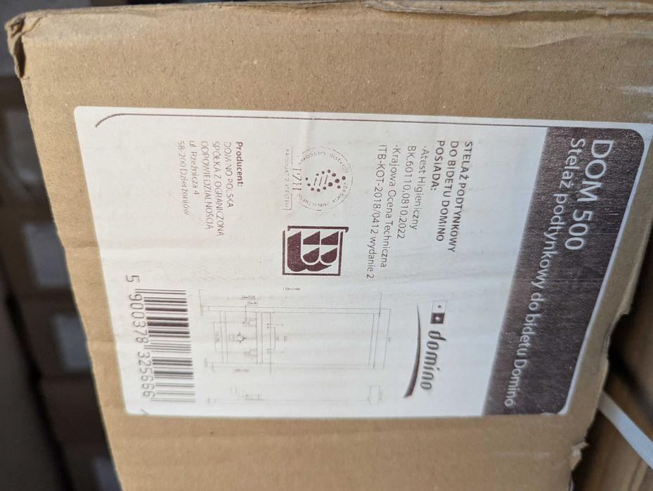 NOWY Stelaż podtynkowy Cersanit przycisk czarny 40% Taniej