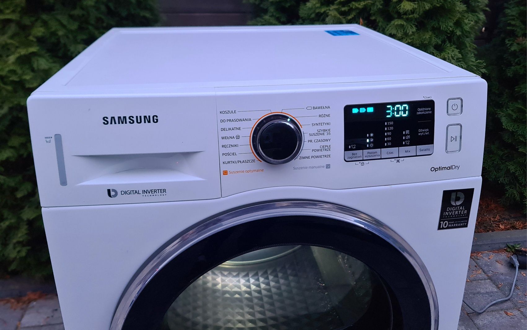 Samsung DV90M5200QW Suszarka z technologią OptimalDry, 9kg, Biała
http