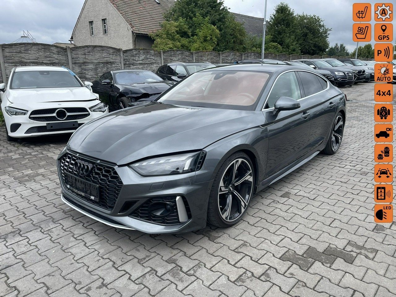 Audi RS5 RS5 Sportback Quattro automat kamery360 Skóra 450KM