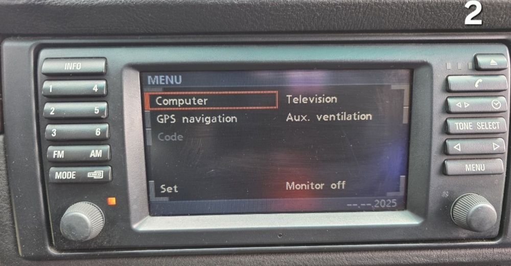 Radio Nawigacja Ekran Navi BMW E39 E38 16:9 4:3 wyświetlacz