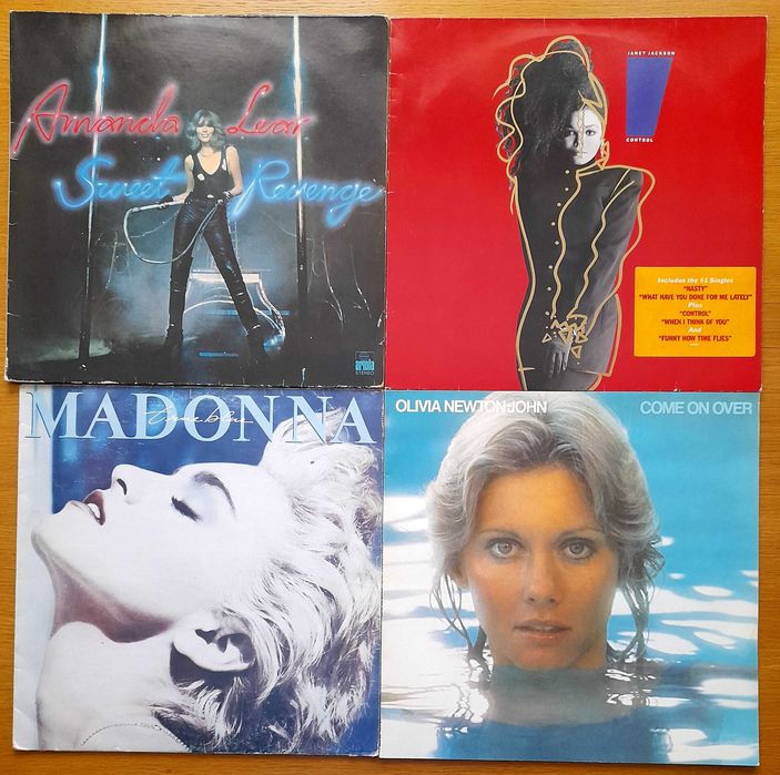 Płyty winylowe winyle POP WOKALISTKI Madonna, J.Jackson, Amanda Lear..