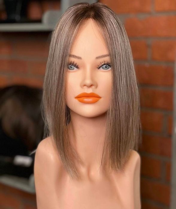 ‼️Натуральний парик медичний при алопеції Premium Wig Перука