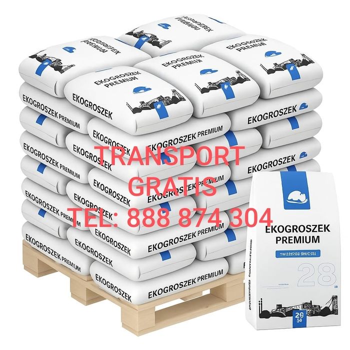 Ekogroszek PREMIUM workowany POLSKI dostawa GRATIS groszek PROMOCJA