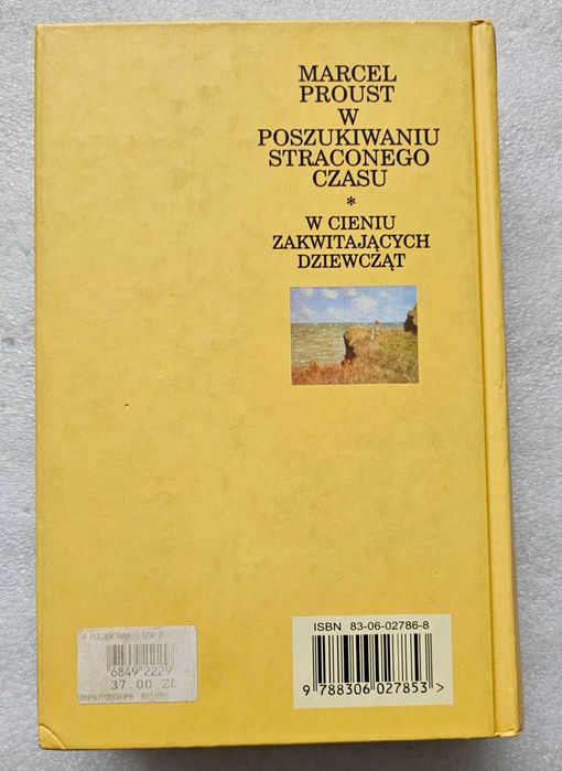 W poszukiwaniu straconego czasu Proust Tom 2 W cieniu KANON