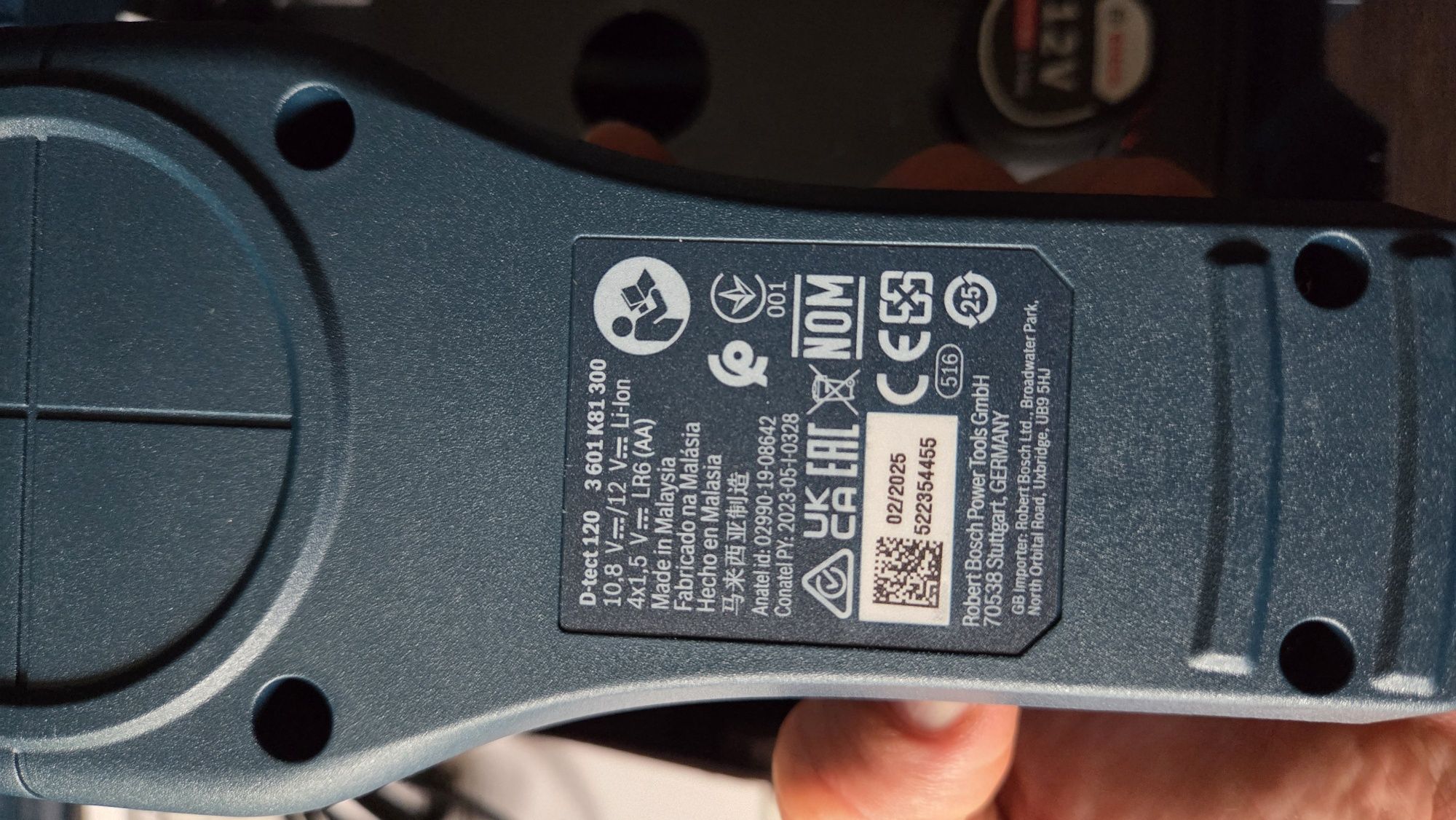 BOSCH Professional D-tect 120 12v L-boxx oraz akumulator