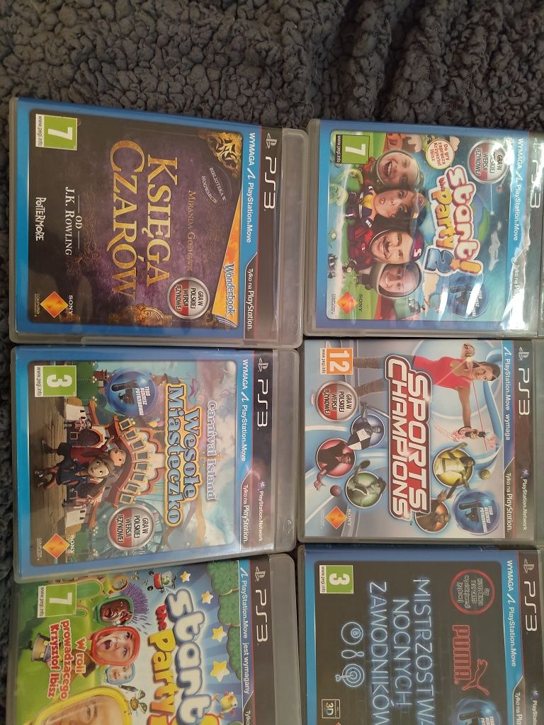 Ps3 zestaw gier na ps move